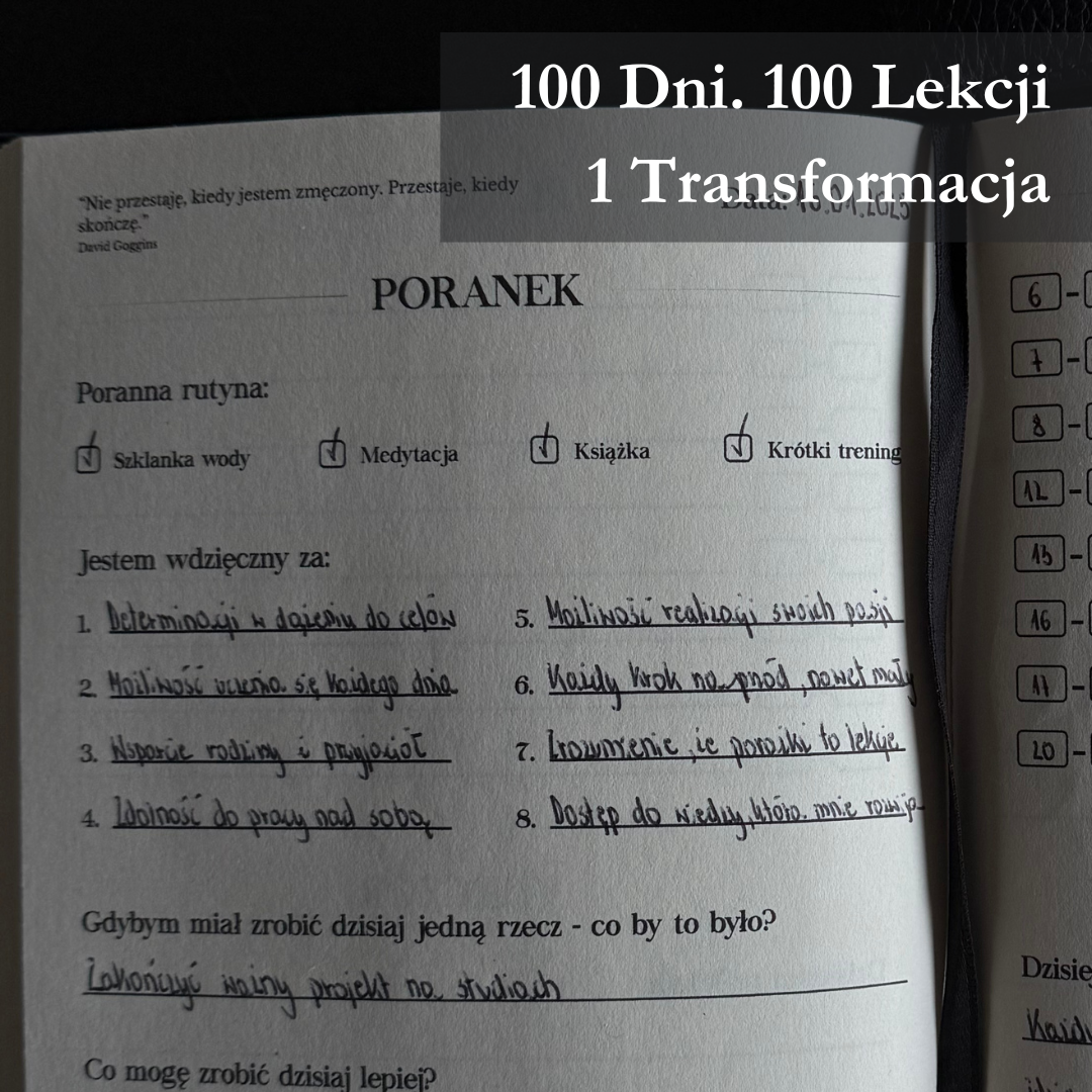 Dziennik Progresu 2.0 + Pióro wieczne