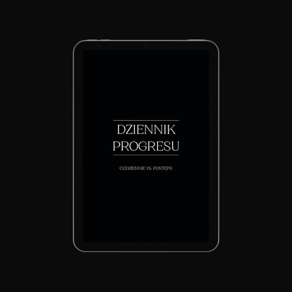 Dziennik Progresu 2.0 | Wersja Elektroniczna | IOS oraz ANDROID